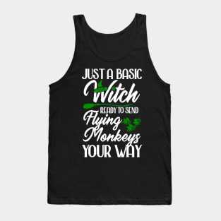 Basic Witch with Flying Monkeys Tank Top